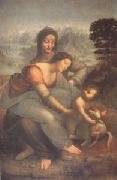 Leonardo  Da Vinci, The Virgin and Child with Anne (mk05)